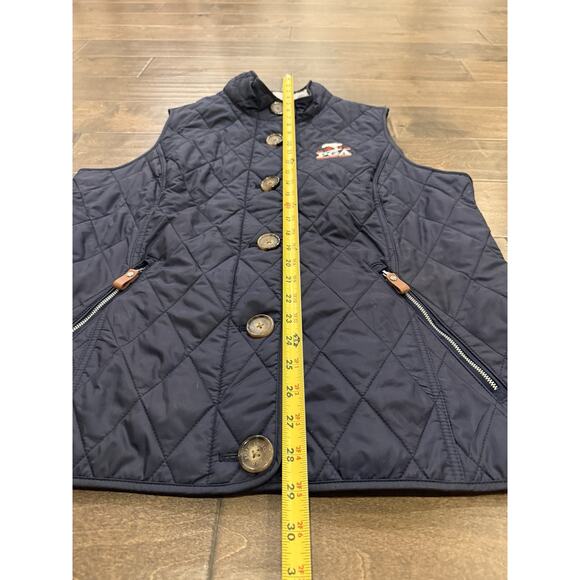 Ralph Lauren Womens Navy 2020 PGA Harding Park Quilted Button Full Zip Vest XL - Picture 11 of 12
